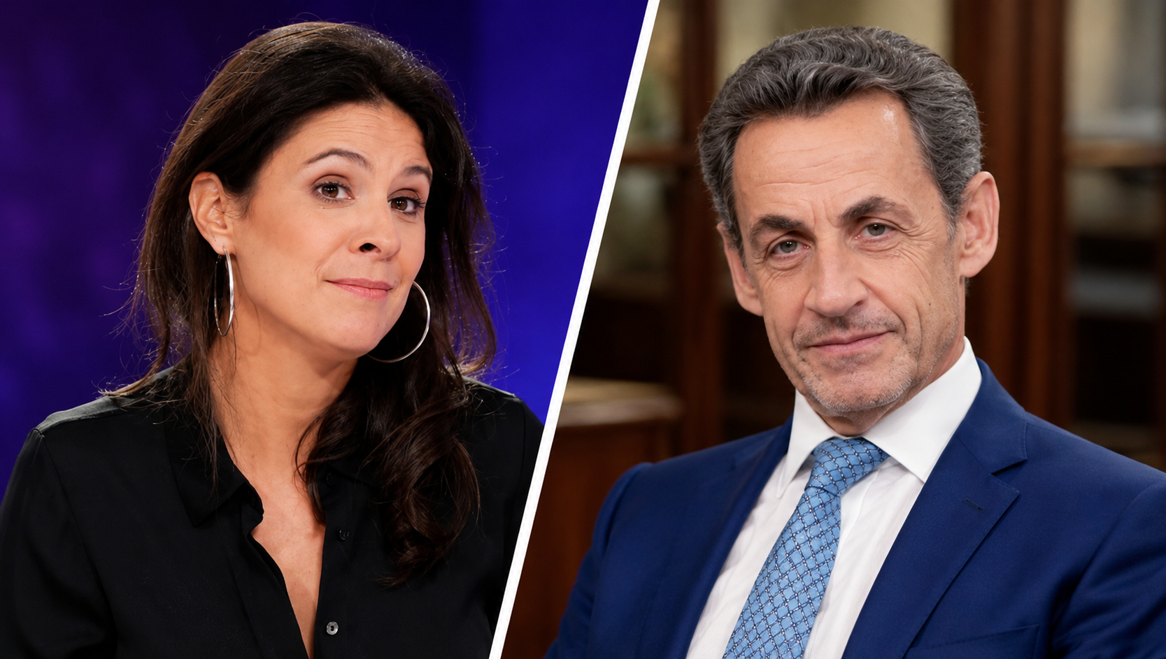 Apolline de Malherbe et Nicolas Sarkozy
